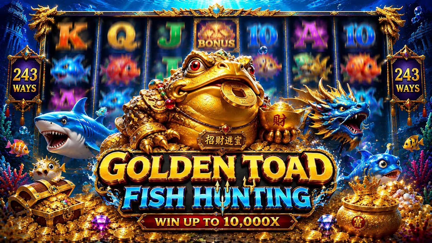 Golden Toad Fish Hunting